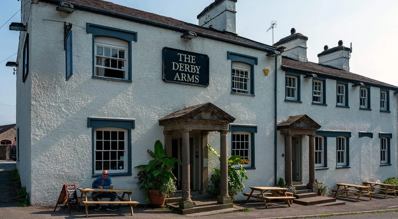 The front of The Derby Arms